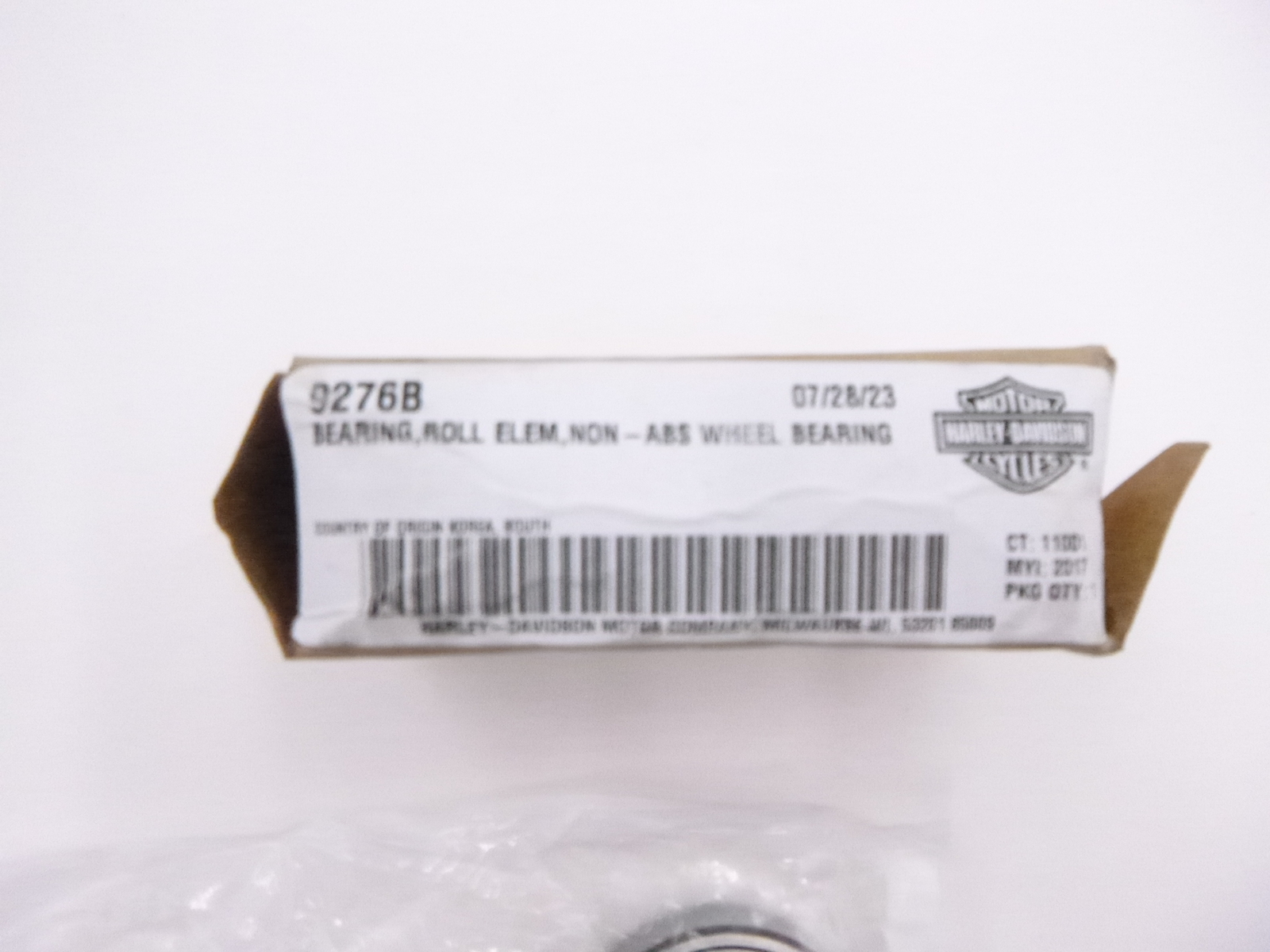 Harley Davidson OEM 9276B and 9252a Wheel Bearing ABS Set for sale ...