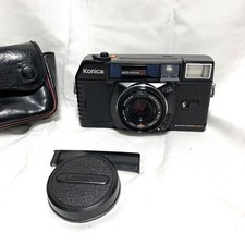Konica C35 MF 35mm Point and Shoot Film Camera 38mm f/2.8 Lens - Untested