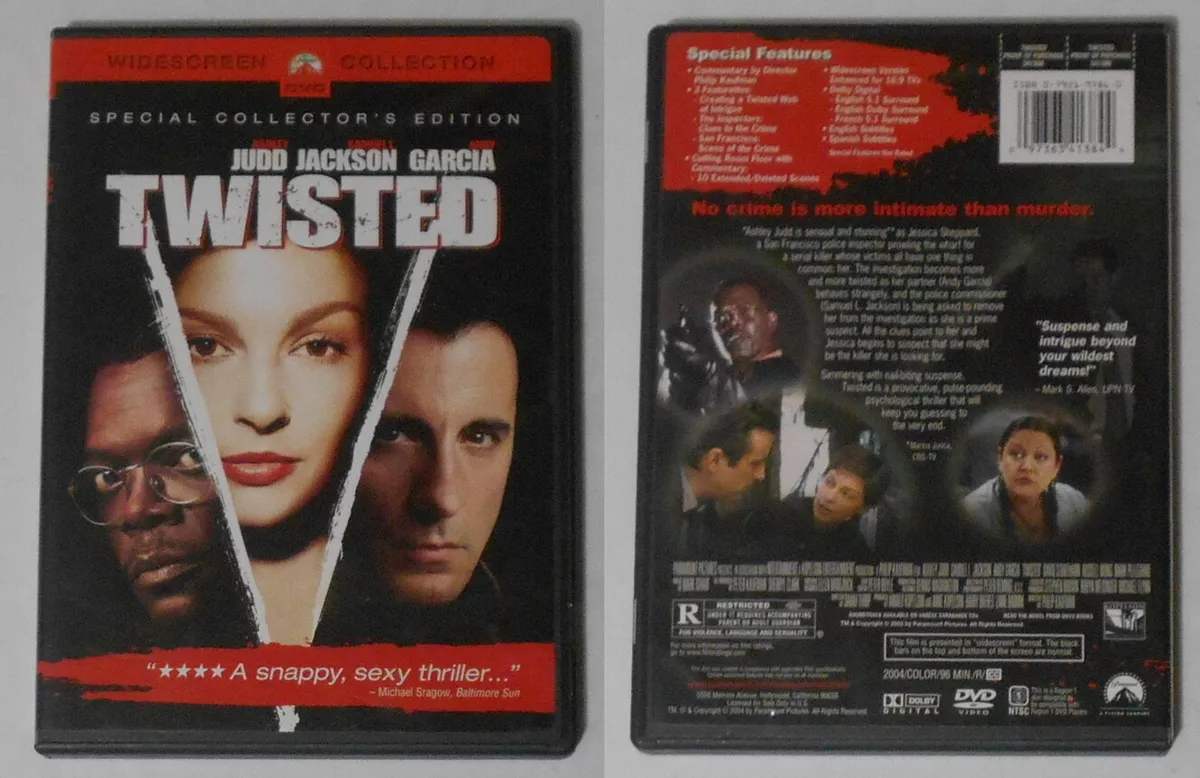 Twisted movie Ashley Judd, Samuel L. Jackson, Andy Garcia - U.S. dvd | eBay