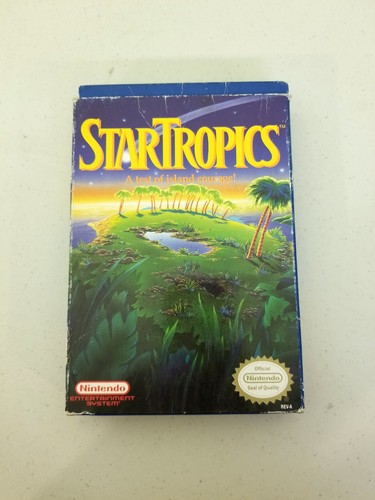 Star Tropics Authentic Nintendo NES 1985 Complete In Box CIB - NO LETTER - Picture 2 of 17