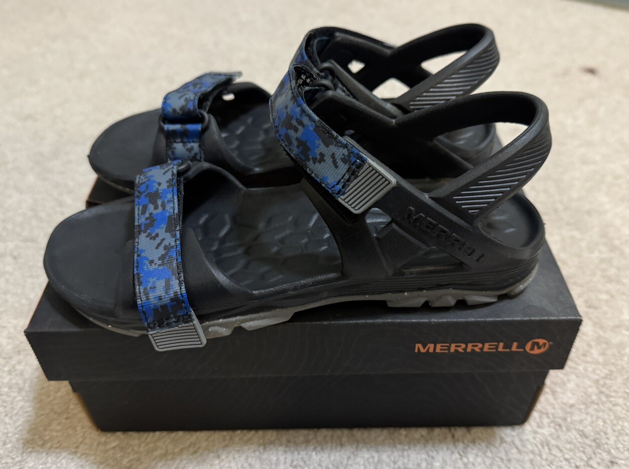Sandali Merrell ragazzo taglia 2 Hydro Drift NUOVI