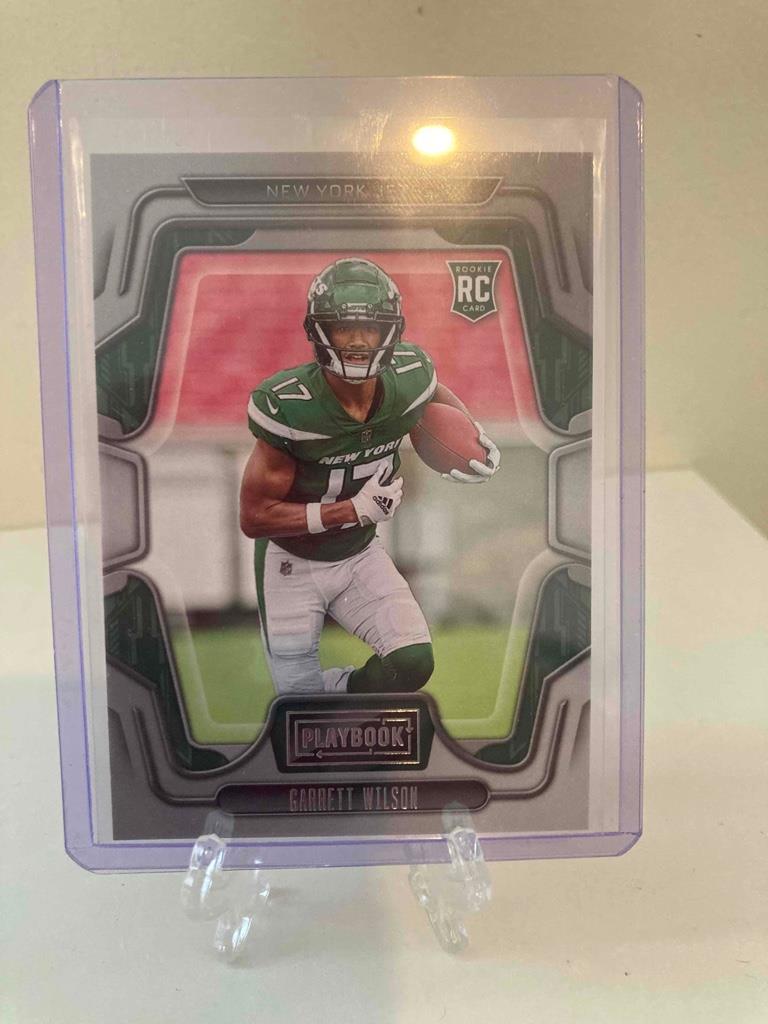 2022 Panini Playbook GARRETT WILSON #106 New York Jets RC Rookie Card