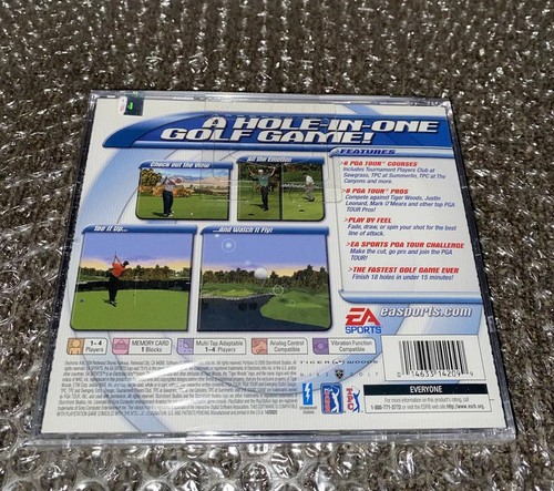 Tiger Woods PGA Tour Golf BRAND NEW SEALED! EA Sony PS1 PlayStation GOOD COND! - Picture 6 of 12