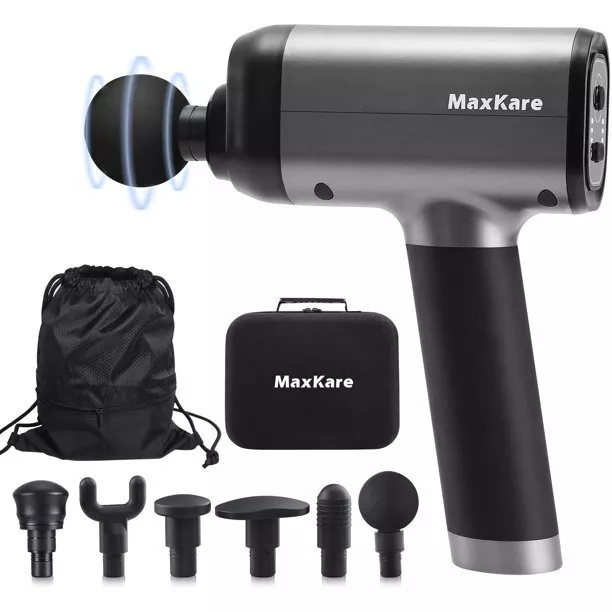 Maxkare XKPC-8000 Cordless Hand-Held Massage Deep Tissue Muscle Massager  Gun