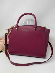 michael kors burgundy bag