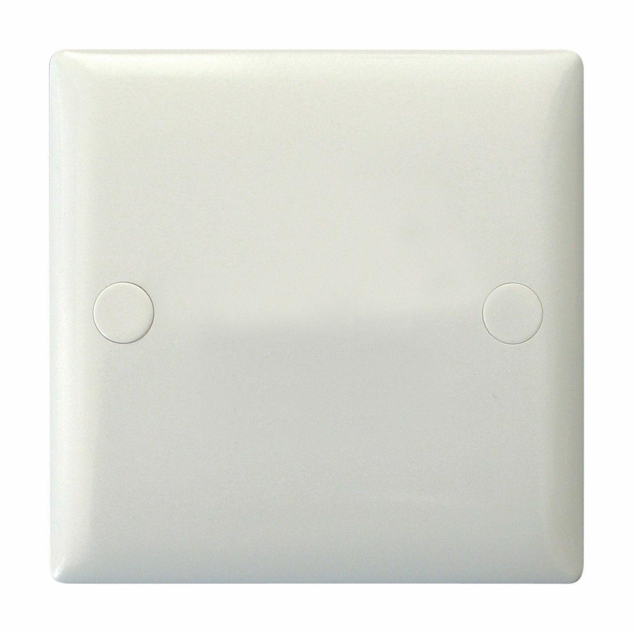 Varilight XOSB Value Polar White 1 Gang Single Blank Plate