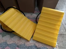 Camco Heavy Duty Wheel Chock Stop Tire RV Camper Trailer Car Truck Stopper Block