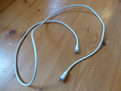 Kabel TV Fernehen Antenne 3C-2V Coaxial Cable 75 Ohm  Länge: 1,45m cable telly