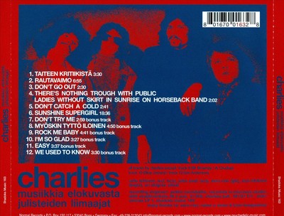 CHARLIES - MUSIIKKIA ELOKUVASTA JULISTEIDEN LIIMAAJAT NEW CD