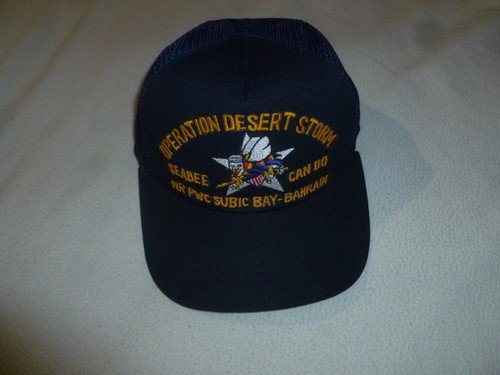 VINTAGE MILITARY NAVY HAT CAP SNAPBACK 