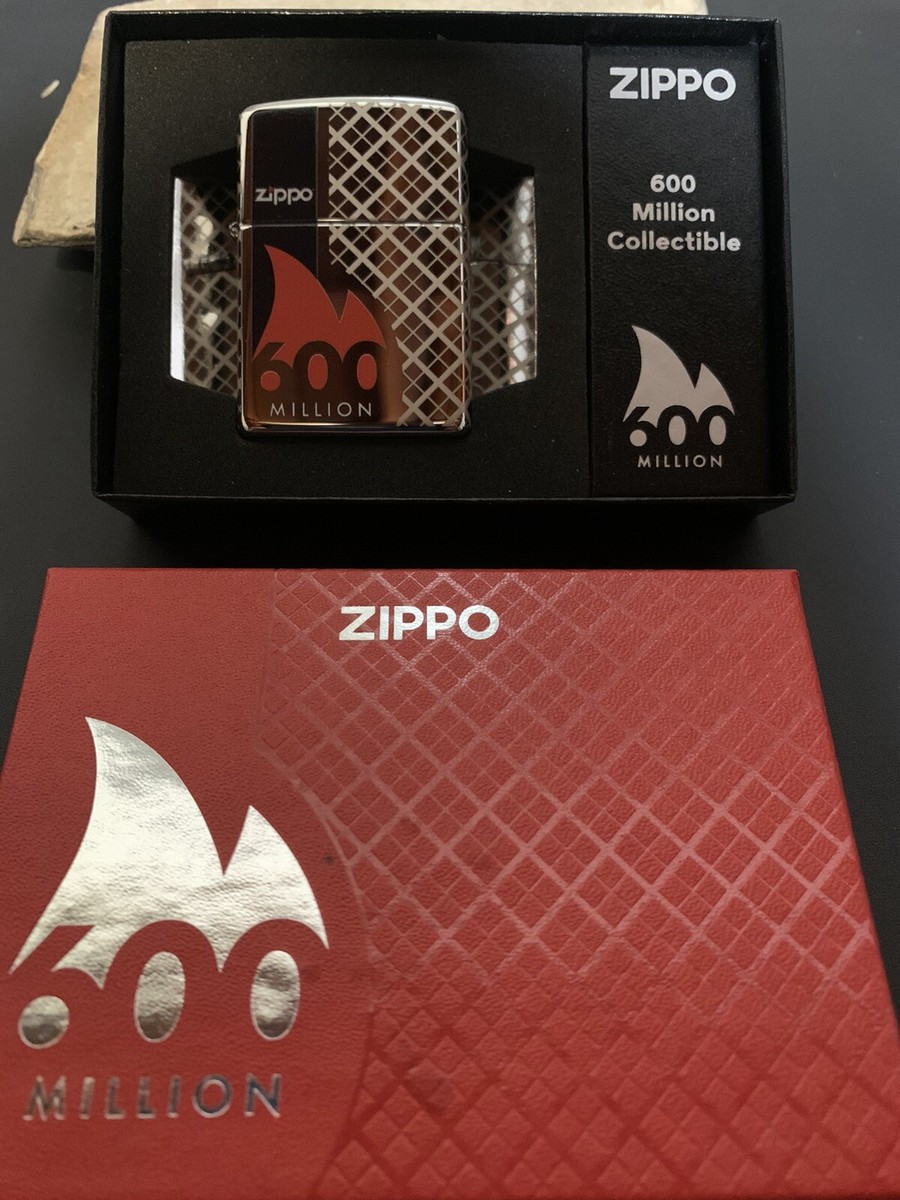 600 MILLION LIMITED EDITION ZIPPO LIGHTER MINT IN BOX xxxxx/20000