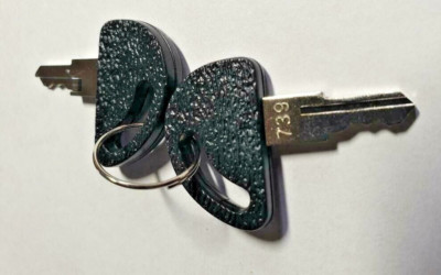 Original Handicare/Minivator  Key 739 stair lift.(set of 2)