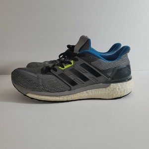 Adidas Supernova Boost Gray Blue Neon Green Mens Size 11.5 BA9933  Continental | eBay