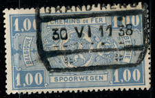 Belgium - 1923 - Railway Parcel Post-New Drawings #7 - 1.00Fr - #2010