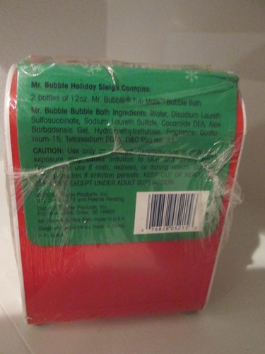 MR. BUBBLES KIDS BUBBLE BATH GIFT SET SEALED NEW OLD STOCK CHRISTMAS HOLIDAY - Picture 8 of 8