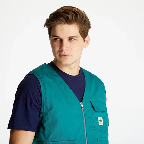 2021 STUSSY Men's 3M Green Insulated Work Vest Size Medium - NWT image 6