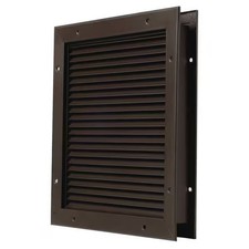 Guard Louver, No Vision, Dk Bronze, 24 x 12 L-700-BFDKB-24x12  Guard