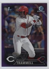 2016 Bowman Draft Chrome Picks Purple Refractor 60/250 Taylor Trammell 0c9g