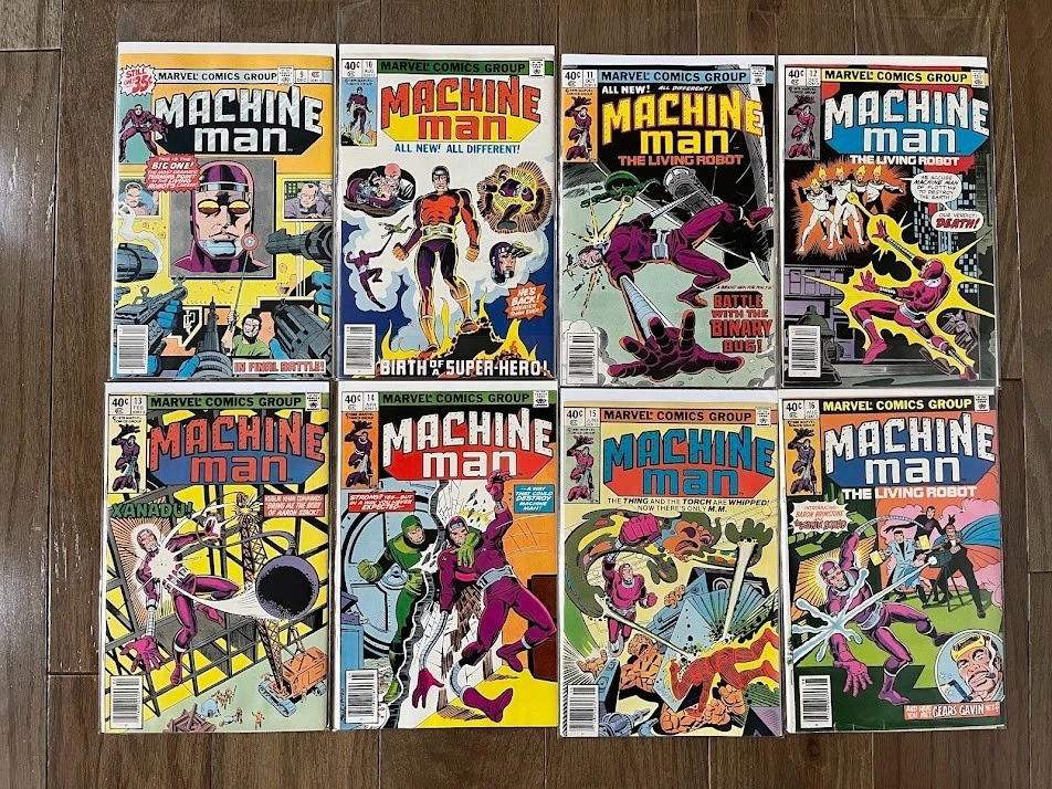MACHINE MAN COMPLETE COMIC SERIES # 1-19 JACK KIRBY MARVEL COMICS - Image 2 of 3