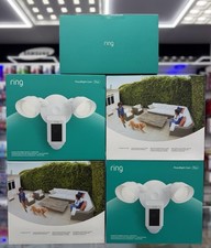 Ring Floodlight Cam Plus Hard Wired (100-240 VAC)Outdoor 1080P HD White