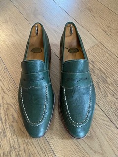CHAUSSURES MEERMIN 44 SHOES MOCASSINS LOAFERS 10 MAGNANNI JOHN LOBB BERLUTI