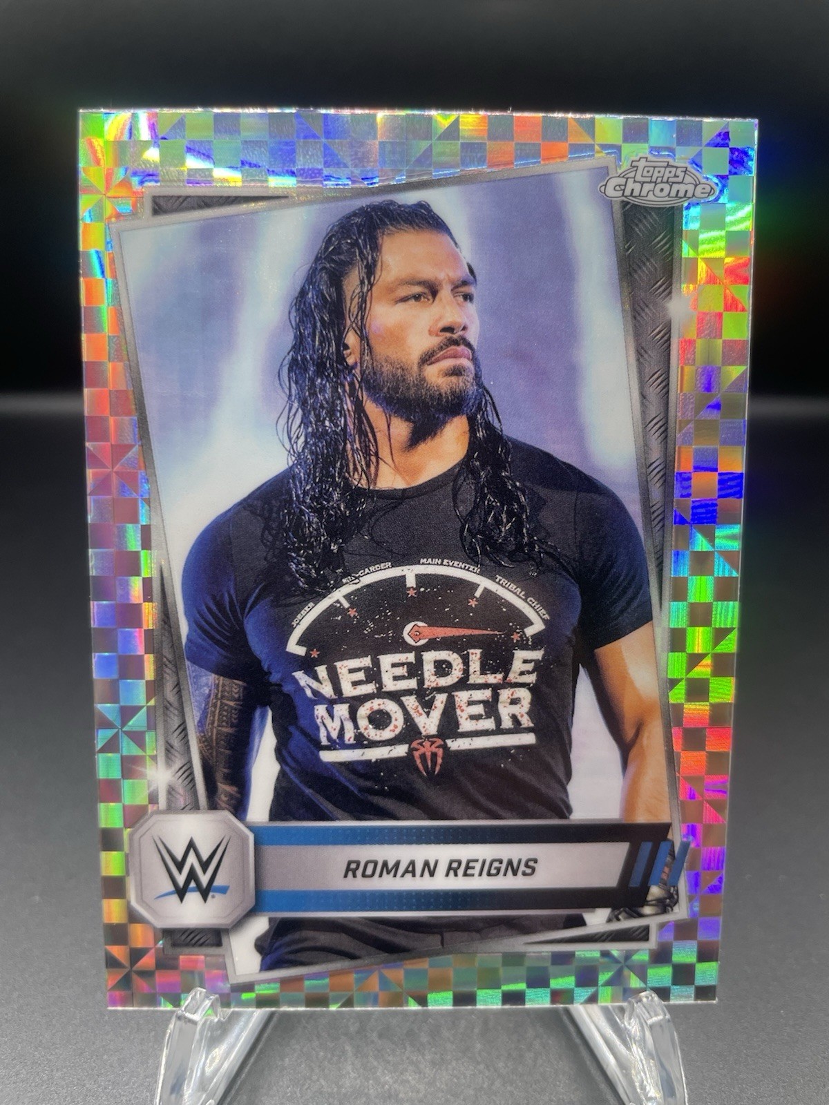 2025 Topps Chrome WWE - X-Fractor #3 ROMAN REIGNS