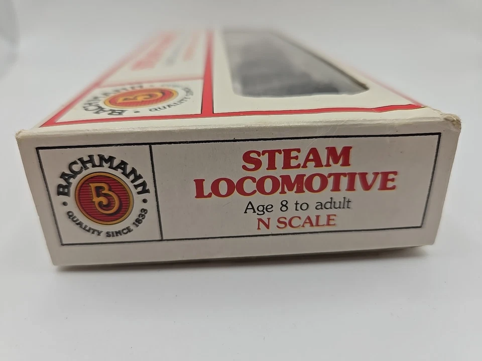 BACHMANN STEAM LOCOMOTIVE N SCALE 2-8-0 & TENDER SANTA FE #51-530-02 NIB - Image 3 of 4