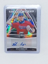 Kyle Crigger 2022 Panini Elite Extra Edition Hidden Gems Auto HG-KC