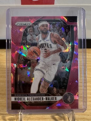 NICKEIL ALEXANDER WALKER 2024-25 Panini Prizm Pink Ice #135 Timberwolves