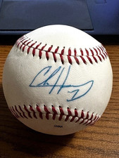 CHASE HEADLEY SIGNED AUTOGRAPHED OTL BASEBALL!   Padres, Yankees!
