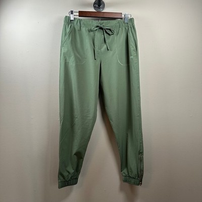 Albion Fit Olive Green Joggers Women's Small Drawstring Lightweight Pants