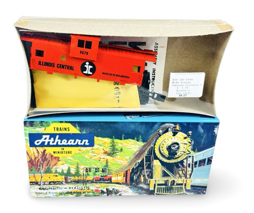 Kit de caboose de visión ancha Athearn #5364 HO 1/87 Illinois Central (#9678) - sellado | Condition: New