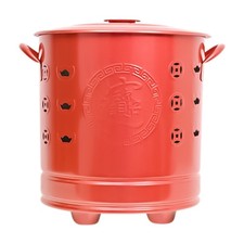 Burn Barrel Stainless Steel Burning Fire Barrel with Lid Outdoor Fire