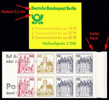BERLIN , Markenheftchen , Booklet - Michel:  10 ba - mit breitem Rand **