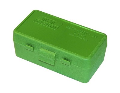 MTM P50-38-10 Patronenbox Flip-Top Munitionsbox SnapLok Ammo Case Box (Grün)