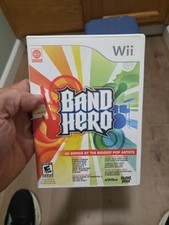 Band Hero - Nintendo Wii Game Disk Case Manual Good Condition 