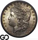 1891-S Morgan Silver Dollar Coin, Tough Better Date, Nice Mint Luster