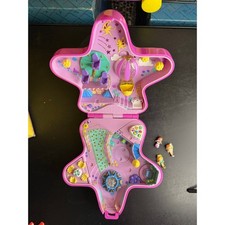 Vintage 1993 Polly Pocket Fairylight Wonderland Compact Star - open as is