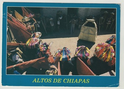 AK Altos de Chiapas Carnaval de Tenejapa Mexiko J'PAS JOLOVILETIK 1992 versendet