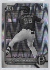2022 Bowman Draft Chrome Black & White RayWave Refractor Jack Brannigan 19y2