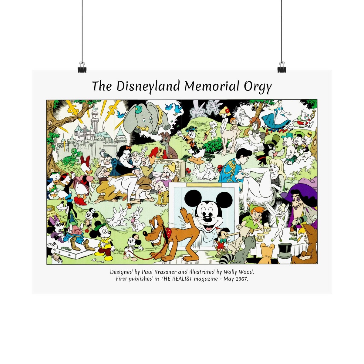 Get This Funny Disneyland Memorial Orgy Poster From The 1967