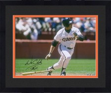 FRMD Will Clark Giants Signed 16x20 Bat Drop Photograph with 