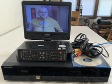 Samsung DVD-VR375 DVD VCR Combo Recorder Dubbing Transfer VHS to DVD Bundle