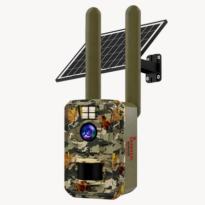 Imperial 4G LTE Solar Trail Camera 3MP HD PIR IP66 2 Way Audio No WiFi