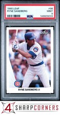 1990 LEAF #98 RYNE SANDBERG CUBS HOF PSA 9