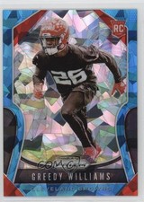 2019 Panini Prizm Rookies Blue Ice Prizm 81/99 Greedy Williams #315 17hq