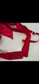 Victoria&rsquo;s Secret Dream Angels Red Bow Balconet Bra Unlined Wired LARGE $60 NWT