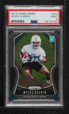 2019 Panini Prizm Rookies Myles Gaskin #334 PSA 9 MINT 01lu