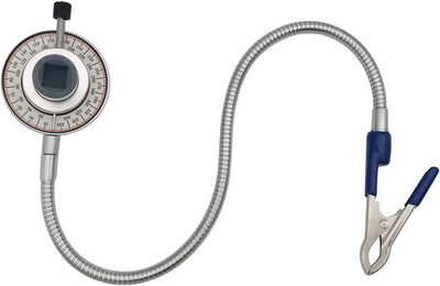 Torque Angle Meter, 1/2'' Drive Wrench Angle Gauge, 14'' Flexible Clip Arm, CR-V S