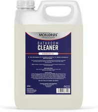 McKLords Commercial Bathroom and Washroom Professional Cleaner, 2.5 Litre Clear 5.90 per litre